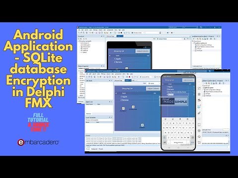 Android application - Delphi FMX - Firemonkey - Sqlite database encryption