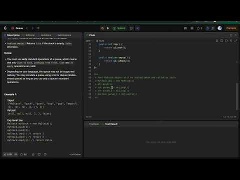 225. Implement Stack using Queues | LeetCode