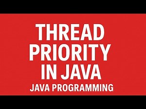 Thread Priority in Java | MAKAUT BCA 5th Semester | MIN, NORM & MAX Priority