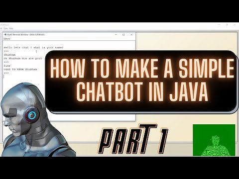 Java Chatbot Tutorial Part 1 | Java | Chat bot | Tutorial |