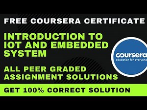 All peer graded assignment answers | introduction to iot and embedded systems | peer graded solution