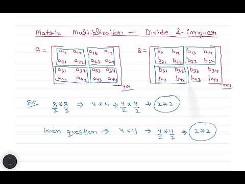 L-13 Strassen's Matrix Multiplication || Design & Analysis of Algorithm || GATE || UGC NET