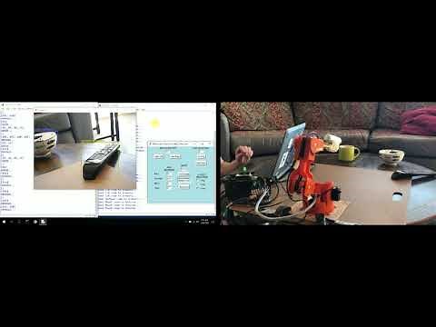Arduino/Python Object Detection-Recognition w/EasyVR3 & Robot Arm