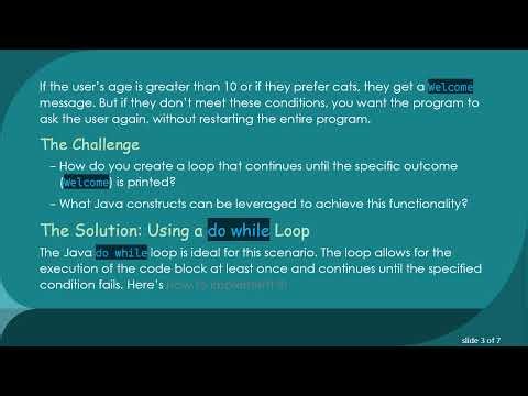 How to Make a Loop Run Until Welcome is Printed in Java