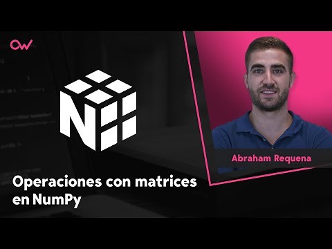 Operaciones con matrices en NumPy