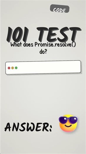 JavaScript Promise.resolve()
