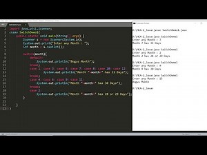 Java - switch statement with explanation and practical demonstrations
