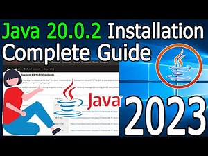 How to Install Java 20.0.2 on Windows 10 [ 2023 Update ] JAVA_HOME, JDK installation Complete Guide