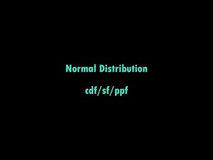 Calculating Normal Distribution Probabilities with Python | Scipy