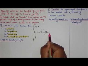 Imp Java Questions for Semester Exams | Part 5 | Questions on MVC, Access Modifiers, JAR, Threads