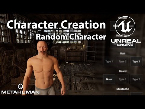 Unreal Engine 5 Tutorial - Character Creation System Part 2: Random Character Generation