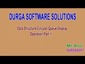 Data Structures Circular Queue Display Operations Part 1