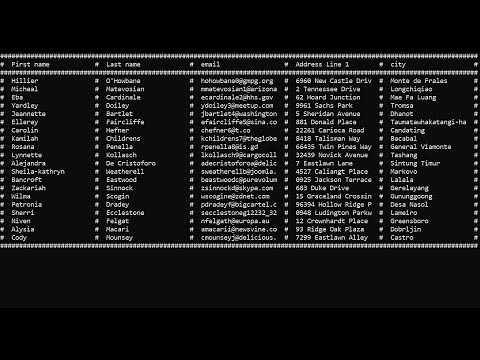 Python Tables Easy Tutorial