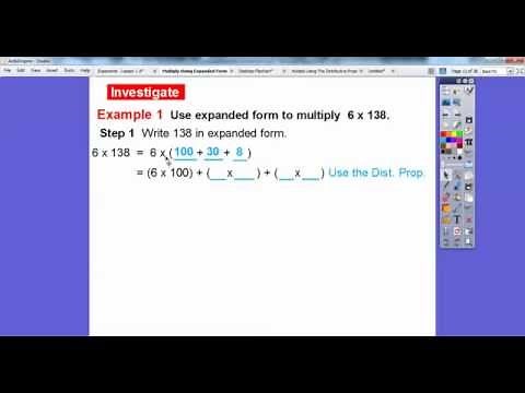 Multiply Using Expanded Form - Lesson 2.6