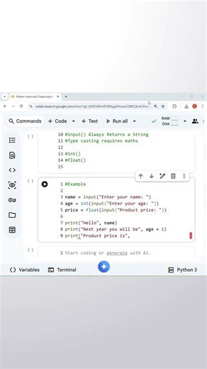 Python Input & Output Explained in 30 Seconds | #python #pythonforbeginners #coding #programming