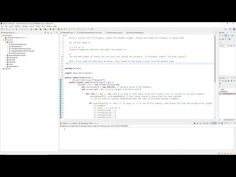 Java Lab: Middle Item