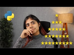 Star Patterns with Python Loops | Part 4 -Whole Pyramid