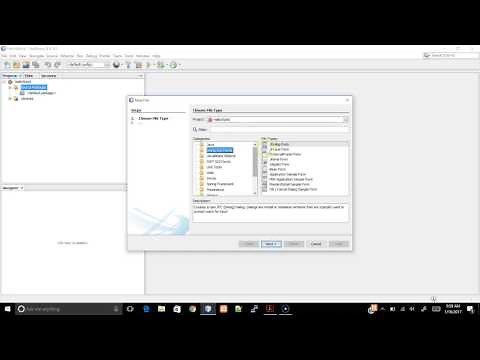 Creating a Simple Java Desktop Application using NetBeans GUI Builder