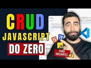 Como criar um Crud Javascript do ZERO para inicinates na Programação 2026