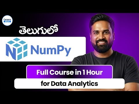 NumPy Full Course (2026) | NumPy Python for Data Analytics Beginners | Learn in 1 Hours in Telugu