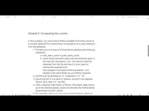 DBMS Week 7 Programming Assignment (IITM)