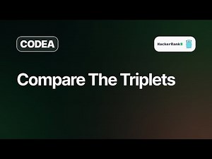 Compare The Triplets | Hackerrank Solution | Golang