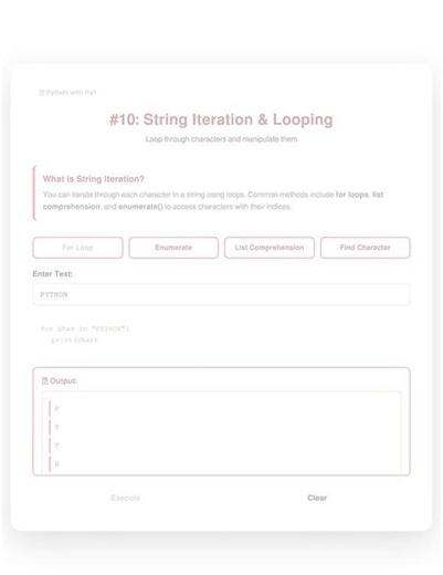 Python String Iteration - Loop Through Strings | Python with PA1