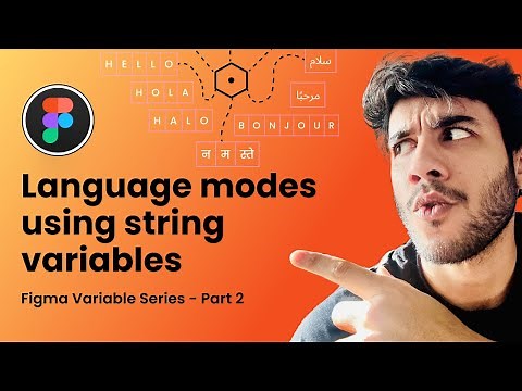 How to change language modes using string variables - Figma Variables Part 2