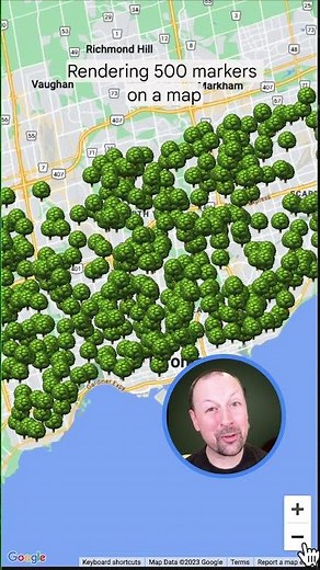 How to handle too many markers on a map