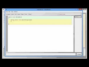 BlueJ - Java: Hello world {Easy, Beginner}