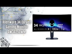 Alienware AW3425DWM Review | 34-Inch WQHD 180Hz Curved Gaming Monitor!