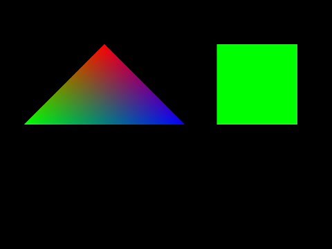 Drawing a Triangle in OpenGL | 2D Shapes | GLUT Tutorial