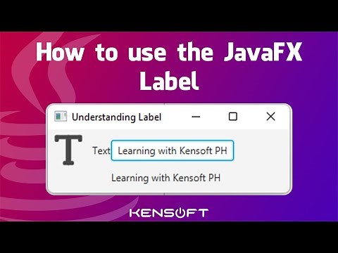 JavaFX Label Tutorial | 100% Perfect For Beginners