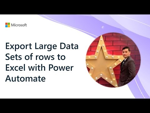 Export Large Data Sets of rows to Excel with Power Automate