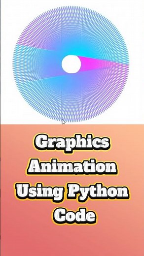 Learn this Animation With Python coding programming #python #pythonprogramming #shorts