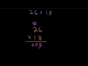 5th Grade | Multiplication | Standard Algorithm Multiplication | Teaching video