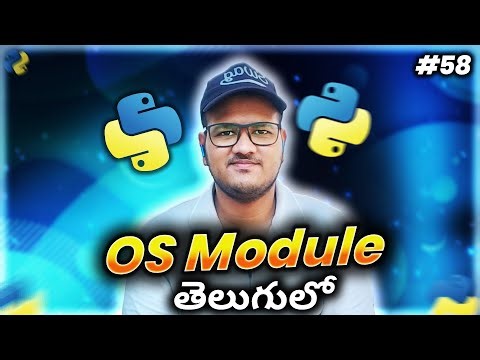 Python os module in Telugu | Srk Codes!