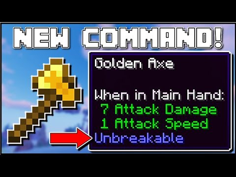 Minecraft 1.21 - How To Get Unbreakable Items (New Command)
