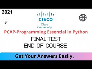 Final Test PCAP | Python Essential Final Test Answers | Cisco | Final Test Answer | Abhi_shek