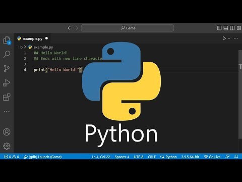 Output Hello World in Python / How to Tutorial