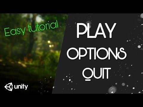 How to make a MAIN MENU in Unity 2023 - Easy Beginner Tutorial