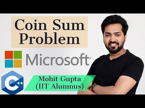 Coin Sum Infinite Problem || Recursion + DP solution || C++