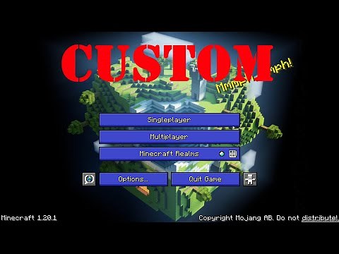 How To Make A Custom Background GUI In Minecraft 1.20 - Java Edition