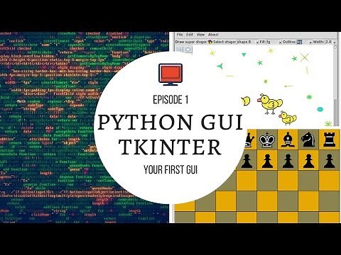 Python GUI Tkinter Tutorial [#1] - Creating Your First GUI