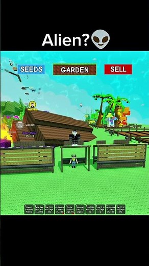 Alien Event In Grow A Garden #roblox #growagarden #growagardenupdate