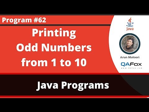 Java program to print the odd numbers from 1 to 10
