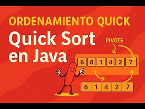 Quick Sort en Java explicado paso a paso | Ordenamiento Quick
