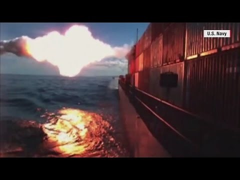 See Tomahawk missile strike a ship