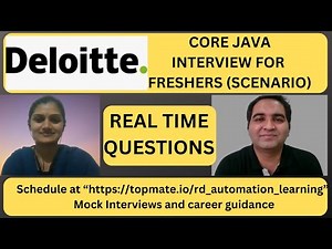 Deloitte Java Interview Questions | Core Java Interview Questions