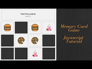 Responsive Memory Game Using HTML & CSS & JavaScript